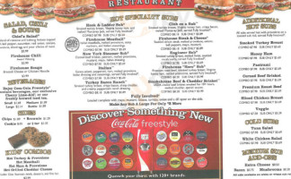 Firehouse Subs International Speedway menu