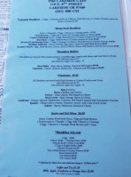 Lakeside Cafe menu