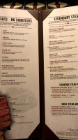 Longhorn Steakhouse menu