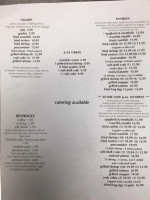 Fat Tuesday's menu