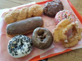 Rose Donuts And Ice Cream food