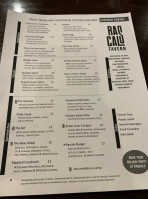 Rascals Tavern Greensboro menu