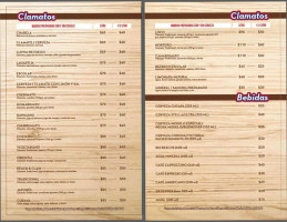 Clamato Saloon Cuautitlan menu