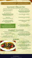 Mykonos Authentic Greek Cuisine menu