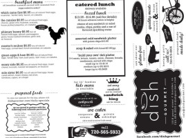 Dish Gourmet menu