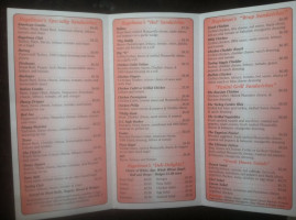 Bagelman menu