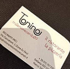 Tonino menu