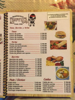 Lupita menu