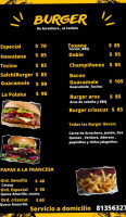 Hamburguesas Al Carbón, Q' Burger food