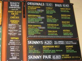 Potbelly Sandwich Shop menu