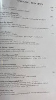 Casa Buongiorno menu