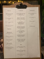 Docklands menu