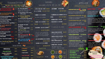 Umami Sushi Wok menu