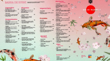 Operadora Dojo Sushi menu