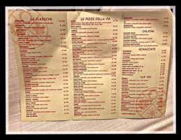 Pizzeria La Via Della Pizza menu