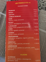 Pizza Plus menu