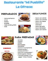 Mi Pueblito food