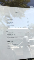 Maru Coffee menu