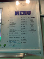 Tacos El Pariente menu