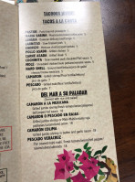 El Rancho Grande menu