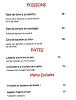 Circulo Español menu