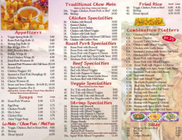 Happy Lucky Dragon menu