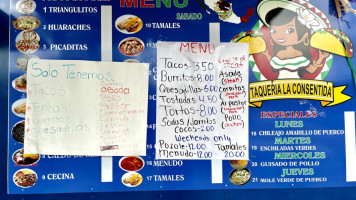 Taqueria La Consentida Food Truck food