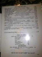 Old Fogies menu