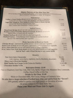 Elm Tree Inn menu