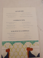 Casa Nun menu