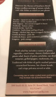 Fogueira Gaúcha Brazilian Steakhouse menu