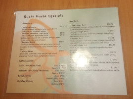 Sushi House menu