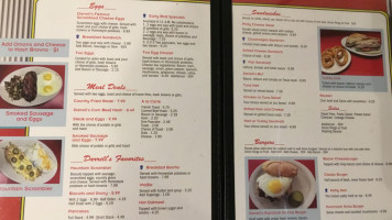 Darrell’s Diner menu