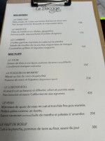 Le Bocage menu