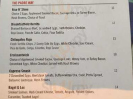 Farmacy Cafe menu