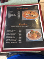 Tortas El Tri menu