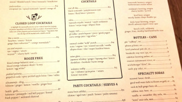 Irving Street Kitchen menu