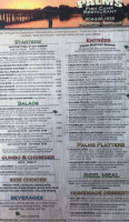 Palms Fish Camp menu