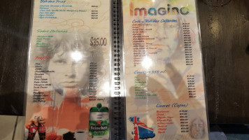 Imagine Restaurante Bar menu