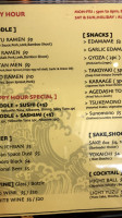 Ramen-ya Teinei menu