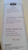 L'aljubet menu