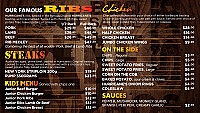 Hurricane's Express menu