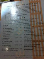 Pho 7 Spice menu