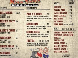 Kiss Of Smoke Bbq menu