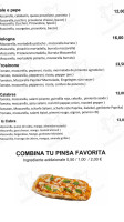 Sale E Pepe menu