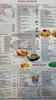 Wing World menu