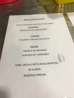 Gran Buda menu