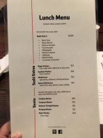 Aha Sushi menu