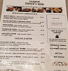 Narrow Coffee Nosh menu