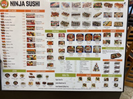 Ninja Sushi menu